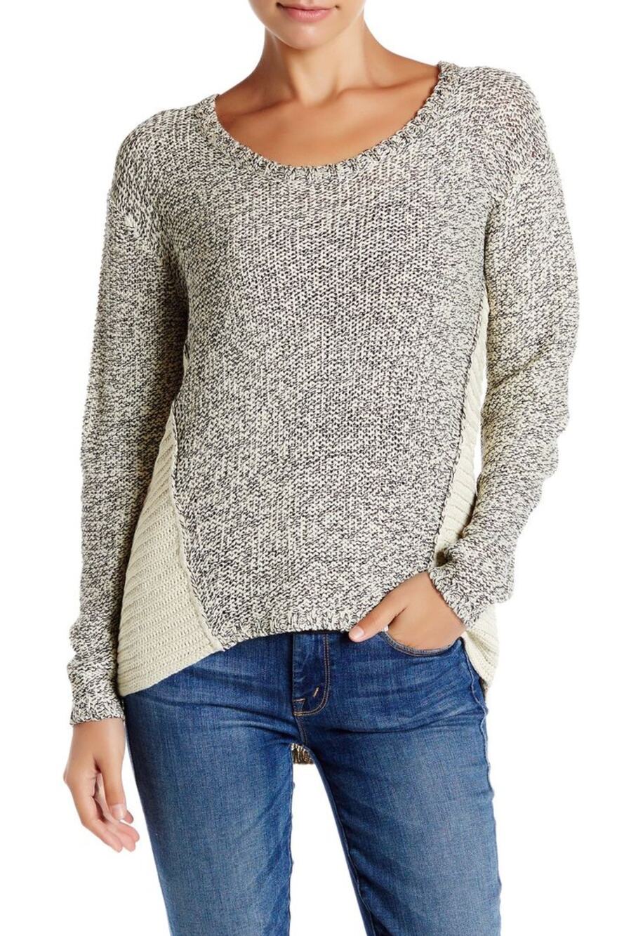Nordstrom RDI Black and White Knit Sweater Small